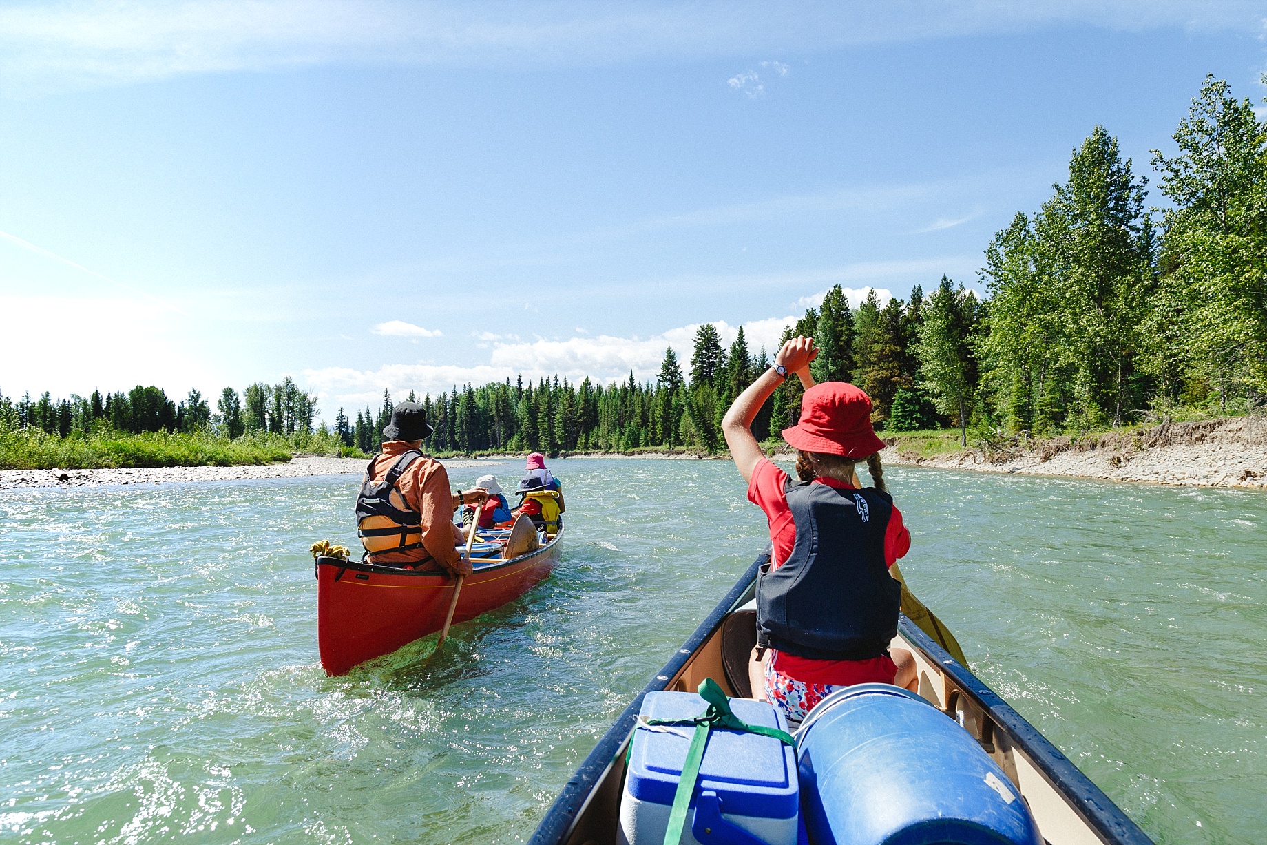 Canoeing the North Fork of the Flathead River - Born to Adventure ...